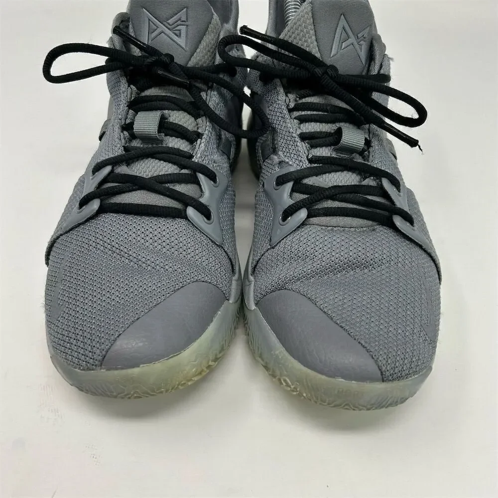 Nike PG 3 TB Men's Basketball Shoes Gray Size 7 Low Top Lace Up Sneakers